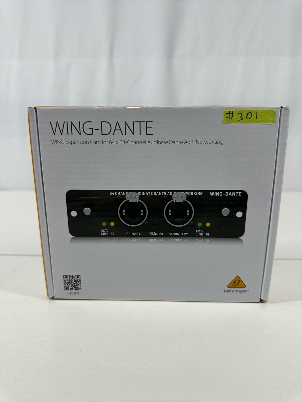 #301 Behringer WING-DANTE Karta rozszerzeń Dante 64x64 do Wing Behringe